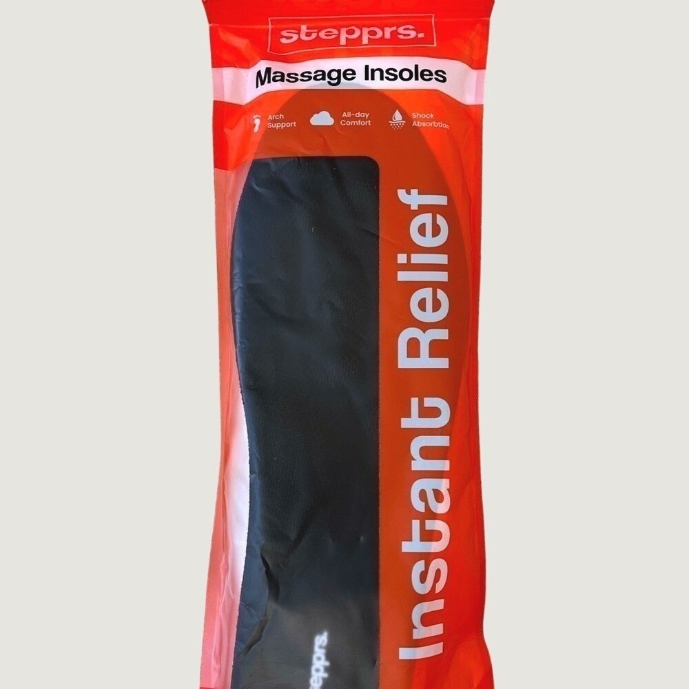 Stepprs Massage Insoles Shoe Inserts Womens 12 Mens 11 New In Package Sealed
